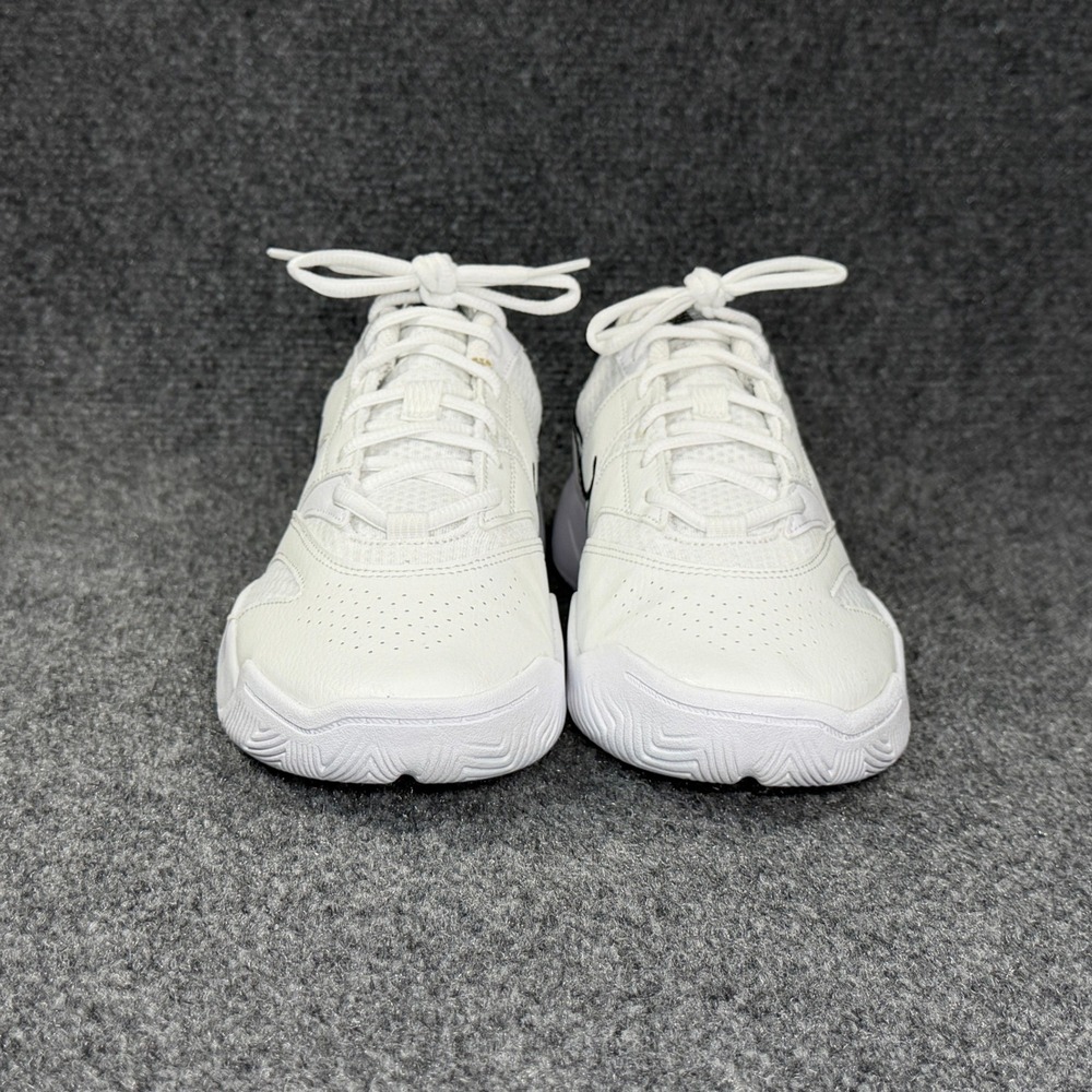 Nike Court Lite 4 Tennis Shoes Womens 9.5 White Black Athletic Training Sneakers - Picture 2 of 13